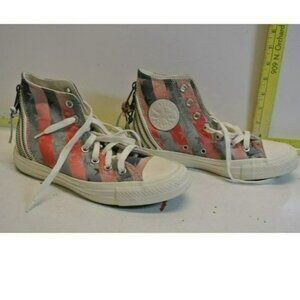 Shoes Converse All Star Chuck Taylor CT Tri Zipper Flag stars, Women size 6.5